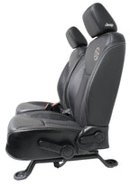 07-18 Jeep Wrangler JKU Freedom Edition Seats, Oscar Mike Black Leather Full Set