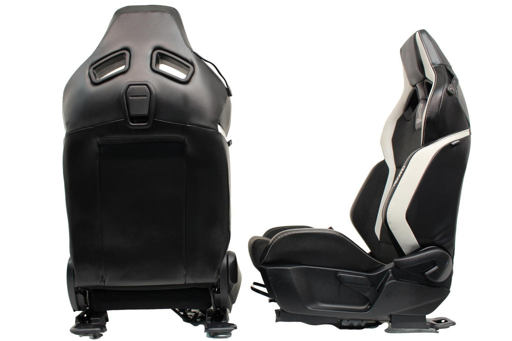 2015 - 2025 Mustang Shelby GT500 Recaro Front Seats Suede S550 S650 OEM Leather