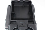 2004 - 2008 Ford F150 Center Jump Seat, OEM Lariat Black Leather Folding Console