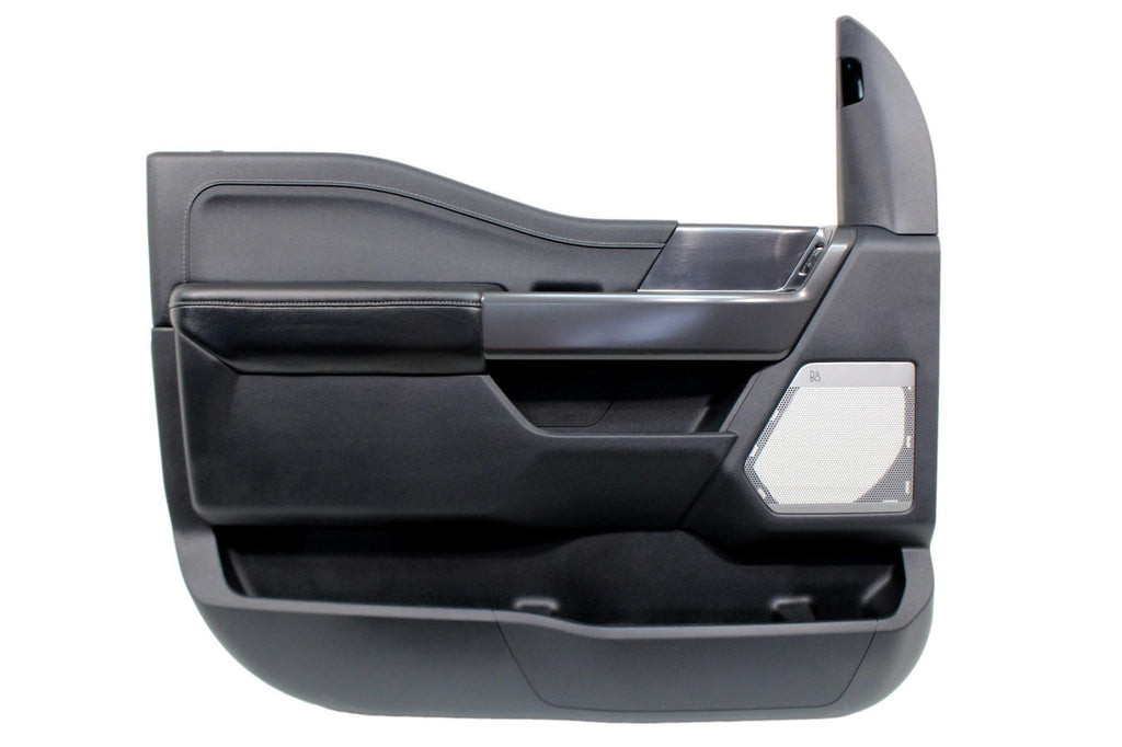2021-2026 Ford F-150 Lariat Front Door Panel Pair, Black B&O Sound Ambient OEM