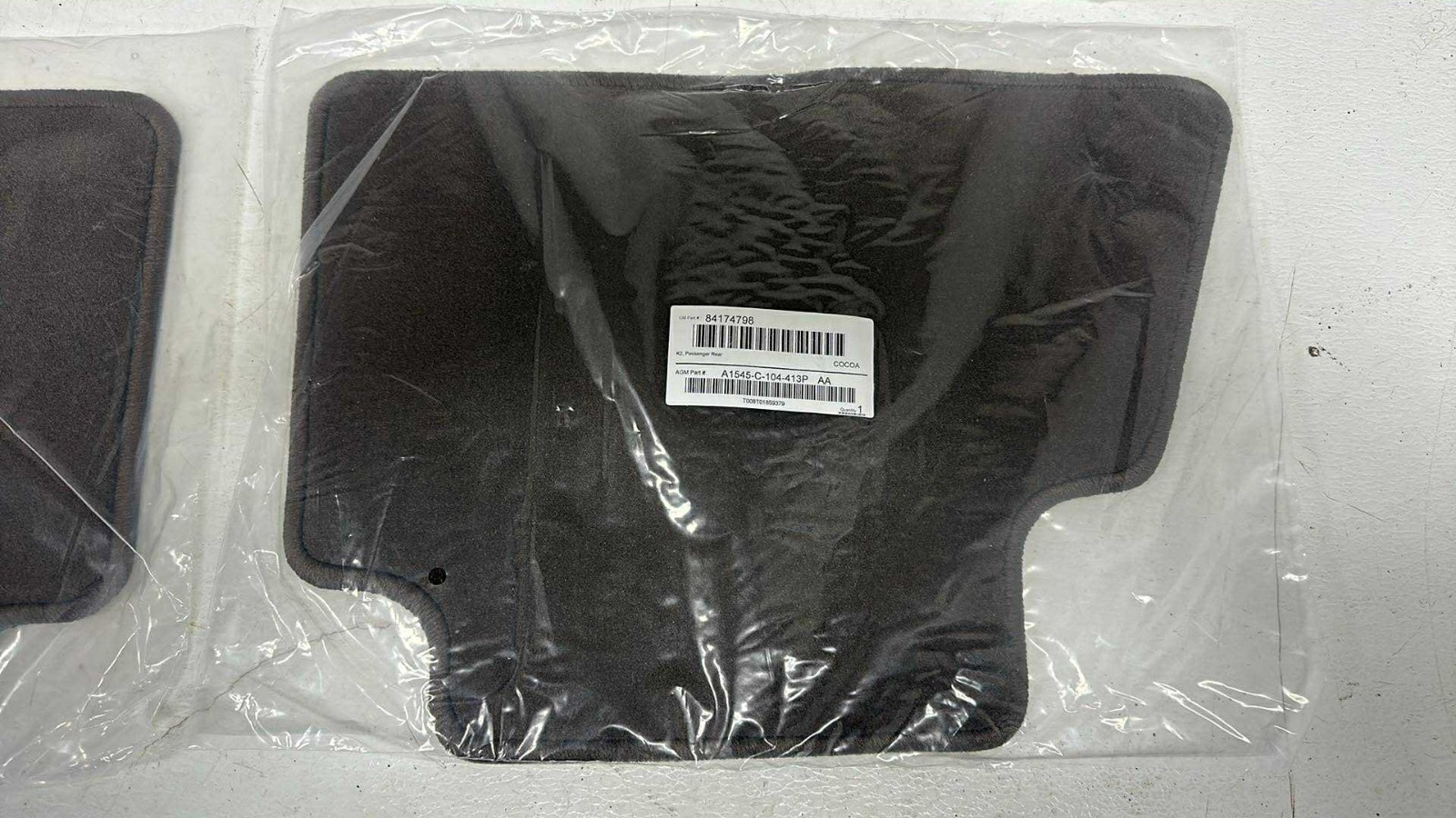 2014 - 2018 GMC Sierra Chevy Silverado OEM Floor Mat Set, Cocoa Carpet Crew Cab