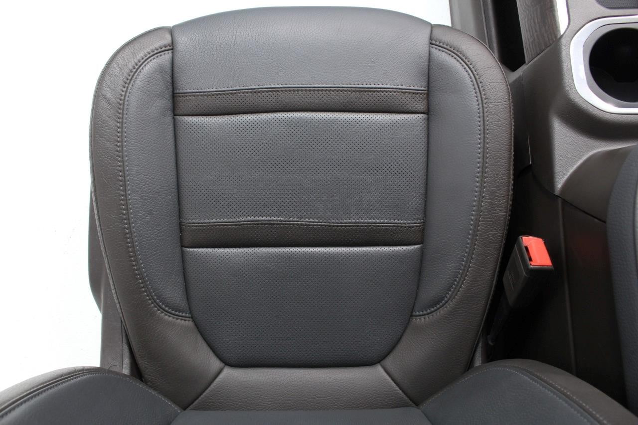 20-22 Sierra Denali Leather Seats Heated Cooled Door Panels Console, Brown Blue