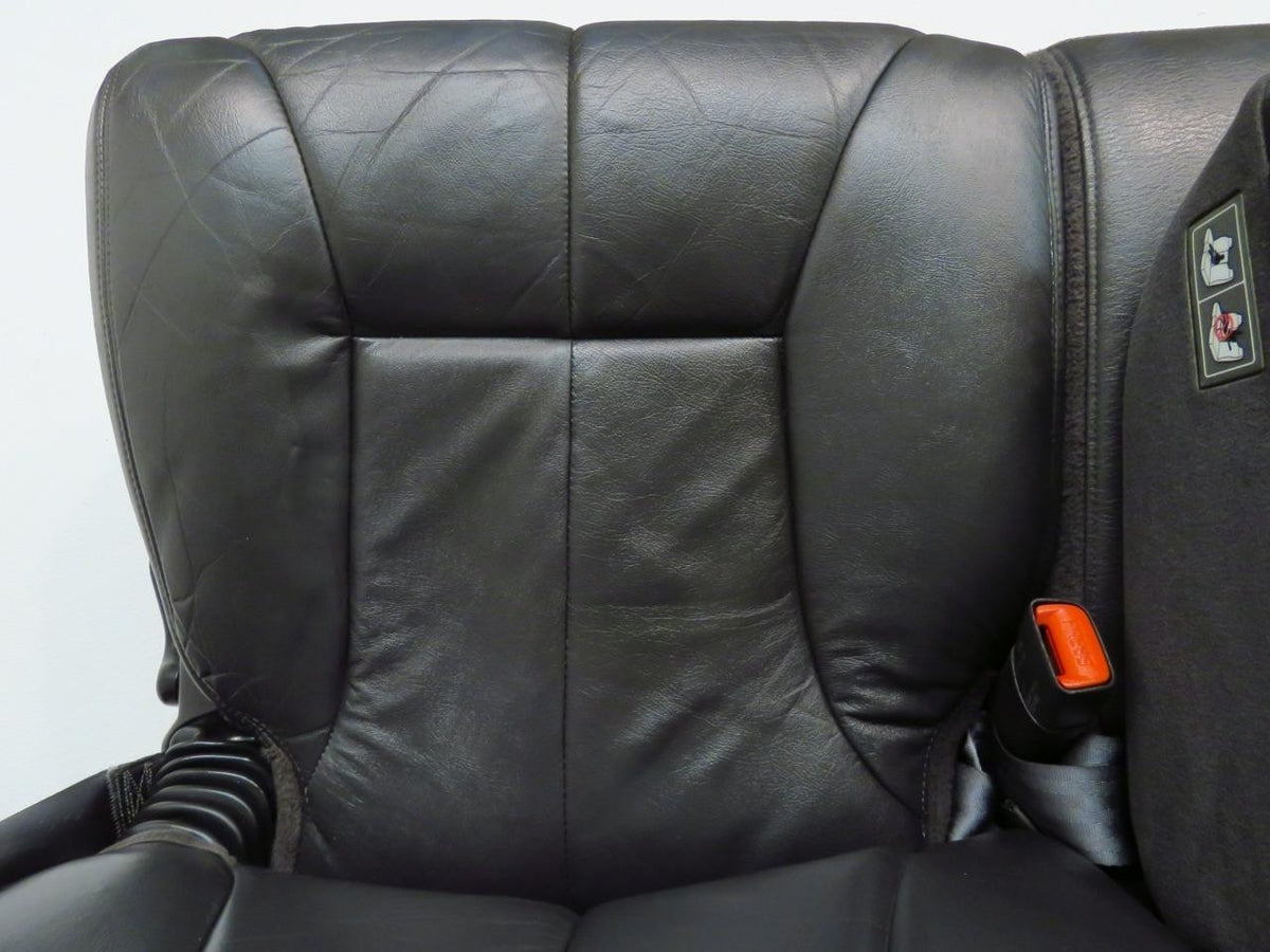 1998 – 2002 Dodge Ram Quad Cab Leather Seat Set, Heated Integrated Belts OEM