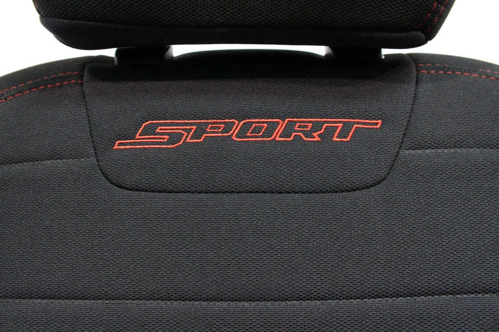 2015 - 2022 Ford F150 & Super Duty Front Seats, XLT Sport Black Cloth Power Heat