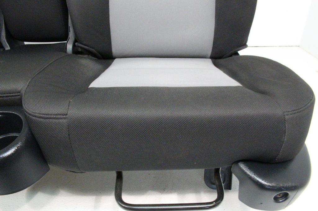 1998 - 2011 Ford Ranger Seats, 60-40 Split Bench, Black Gray Cloth, Extended Cab