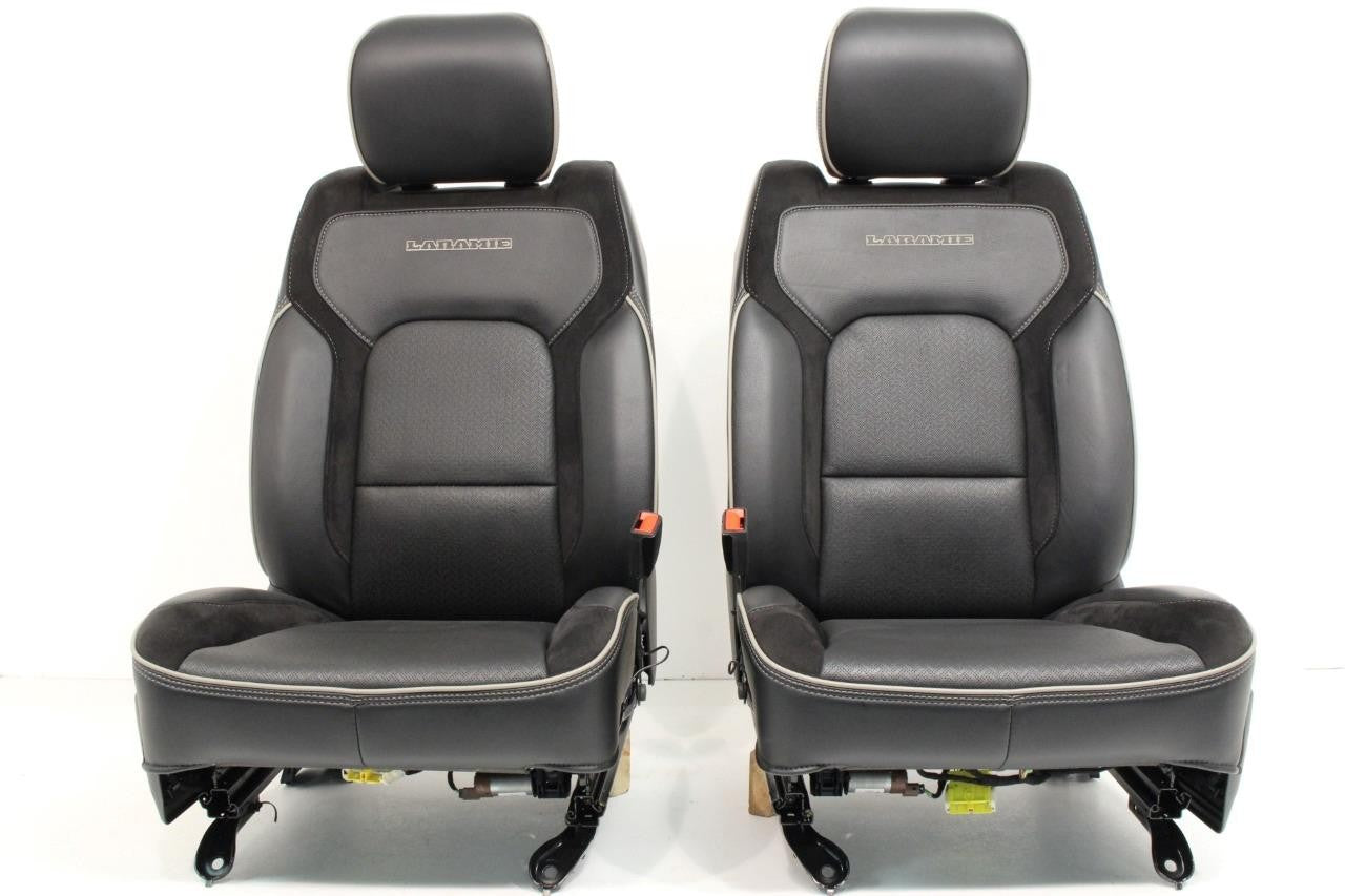 19-24 Dodge Ram 1500 Laramie Heated Cooled Leather Seats Front & Rear Crew Cab