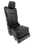 2015-2025 F150 Super Duty Console → Jump Seat Conversion Kit Black Leather Gray