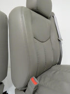 1999-2007 Sierra Silverado Seats, Pewter Gray Leather Power Driver w/o Armrests