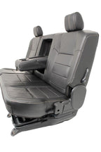 2008 - 2010 Ford Super Duty Crew Cab Rear Seats, Lariat Black Leather - Fits 99+
