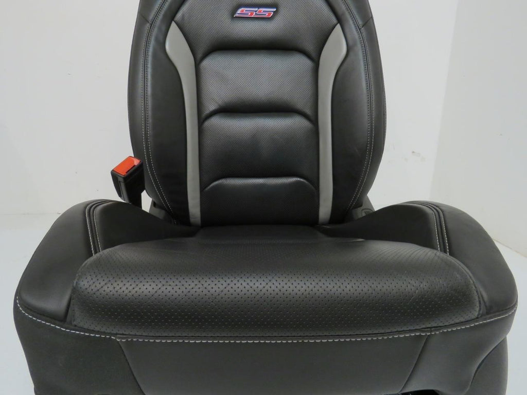 2016 - 2024 Camaro Seats, Front Rear Coupe, 2SS Black Leather Heated Ventilated