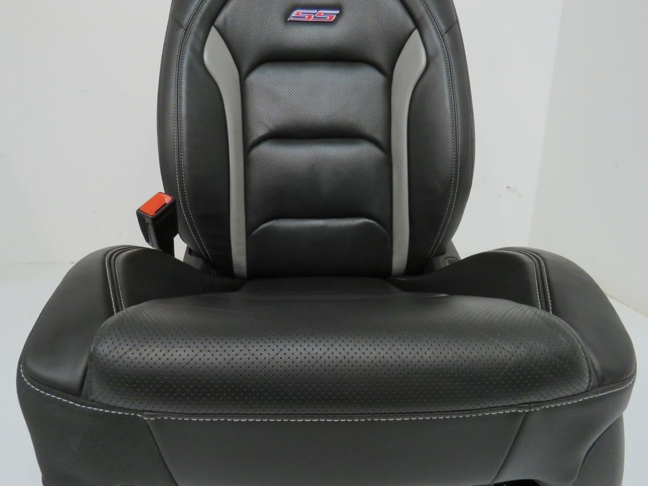 2016 - 2024 Camaro Seats, Front Rear Coupe, 2SS Black Leather Heated Ventilated