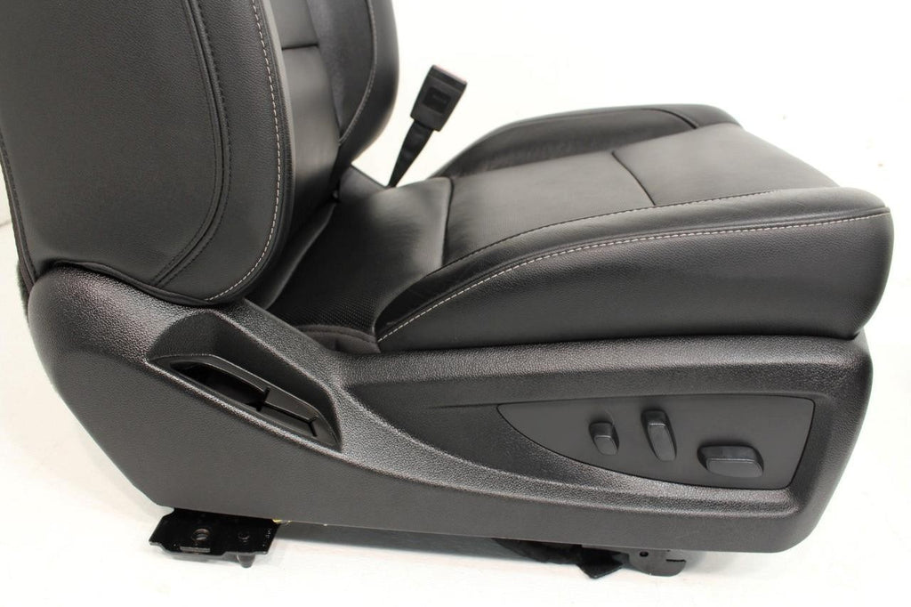 2014-2019 Sierra Chevy Silverado Front Seats, LTZ Black Leather, Heated Cooled