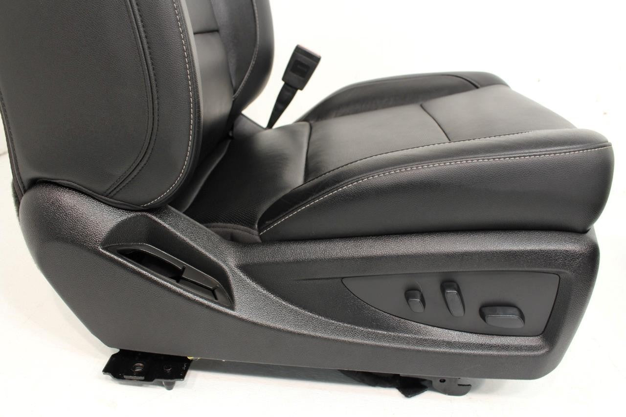 2014-2019 Sierra Chevy Silverado Front Seats, LTZ Black Leather, Heated Cooled