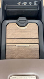 2019 - 2026 DT Ram 1500 Center Console, Brown Leather LONGHORN Wireless Charging