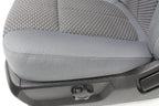 1999 - 2016 Ford Super Duty Front Seats, XL Steel Gray Cloth Bench w/ Jumpseat