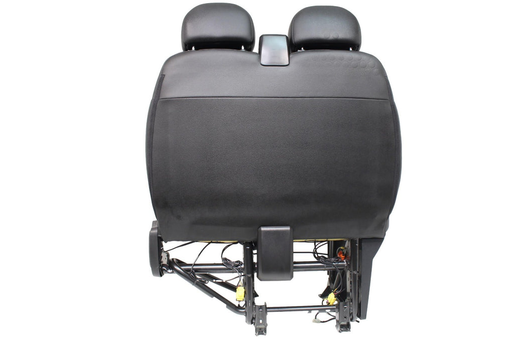 2016 - 2024 Ram Promaster Black & Gray Vinyl Passenger Side Split Bench Seat 60