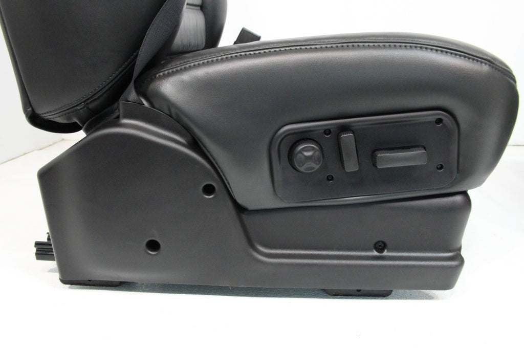 2003 - 2007 Hummer H2 Seats Set, Black Leather Powered Heated OEM
