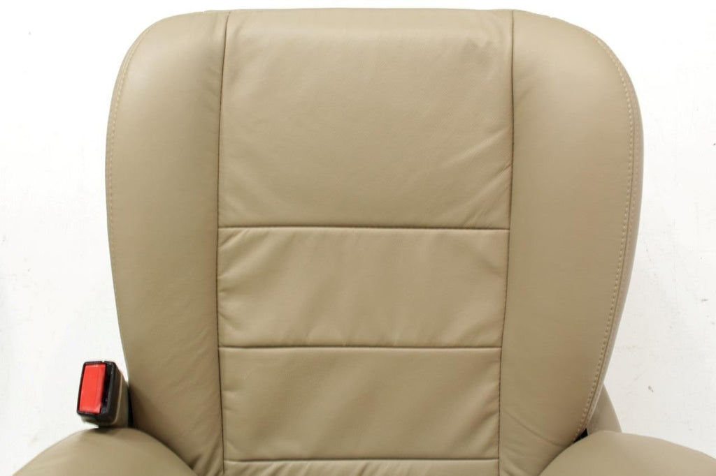 1999 - 2007 Ford Super Duty Front Bucket Seats, Tan Leather Power Heat Lariat