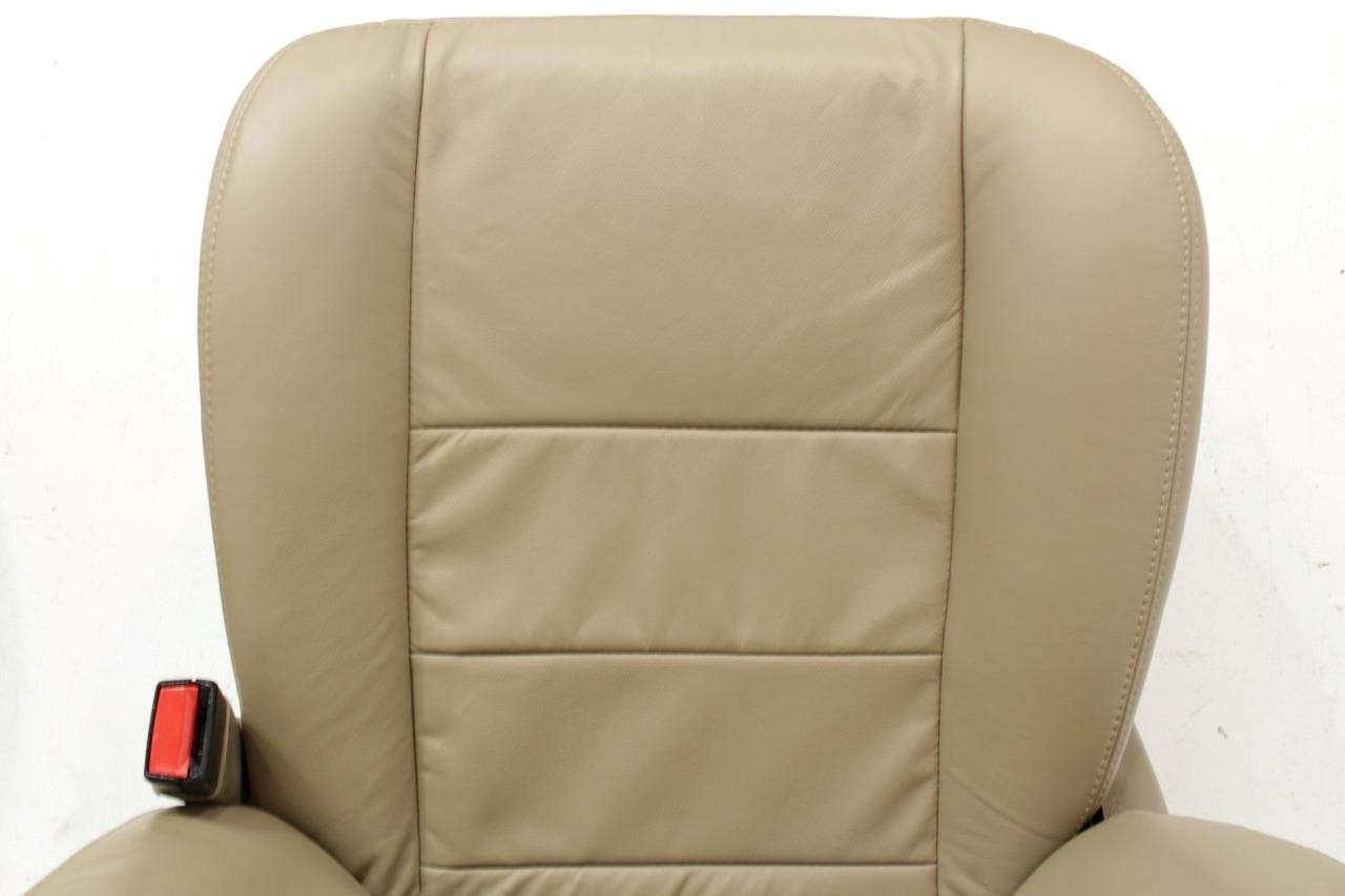 1999 - 2007 Ford Super Duty Front Bucket Seats, Tan Leather Power Heat Lariat