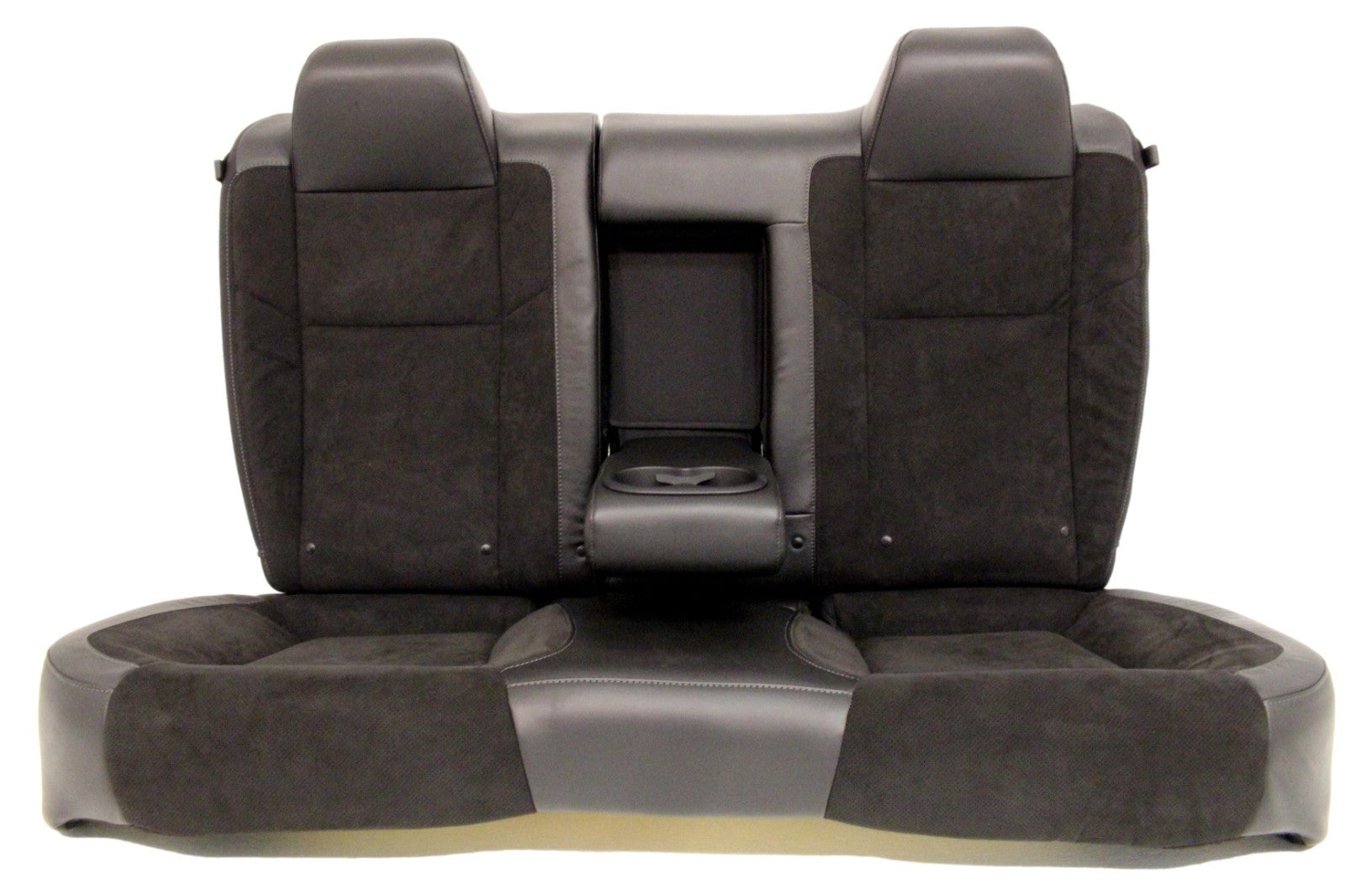 2008 - 2023 Dodge Challenger Seats Set,  Black Leather Suede w/ T/A Embroidery