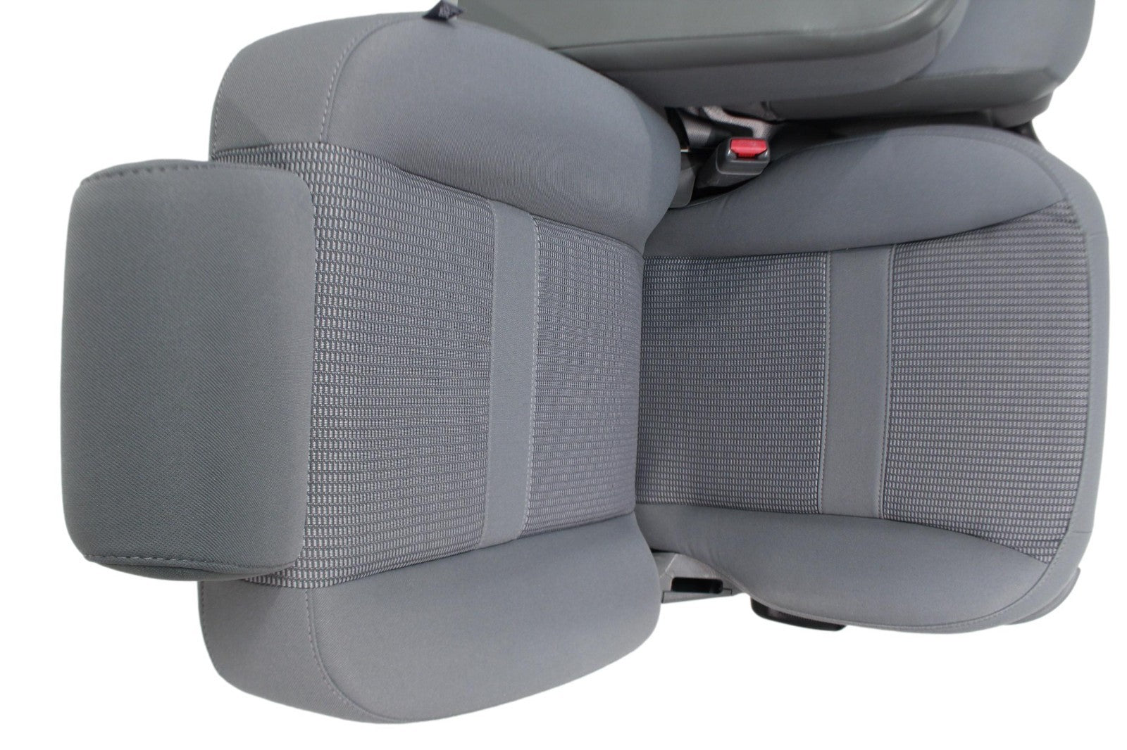 2002 - 2009 Dodge Ram Split Bench Seat, Slate Gray Cloth w/ Power Driver, Lumbar