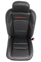 18 - 26 Jeep JL JLU JT Wrangler Front Seats, Rubicon Black Nappa Leather w/ Red
