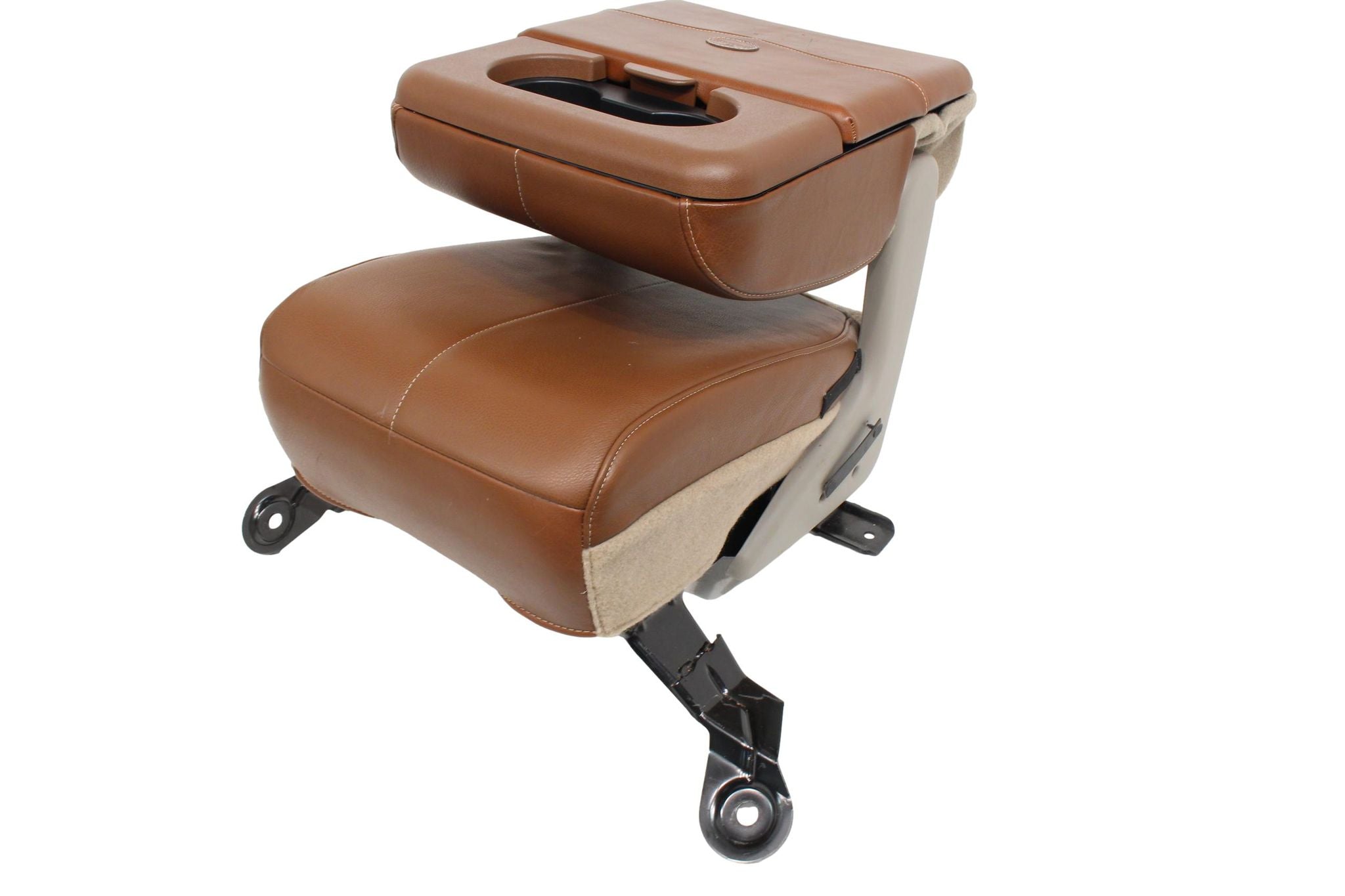 Custom King Ranch Leather Center Jump Seats for Ford F150 & Super