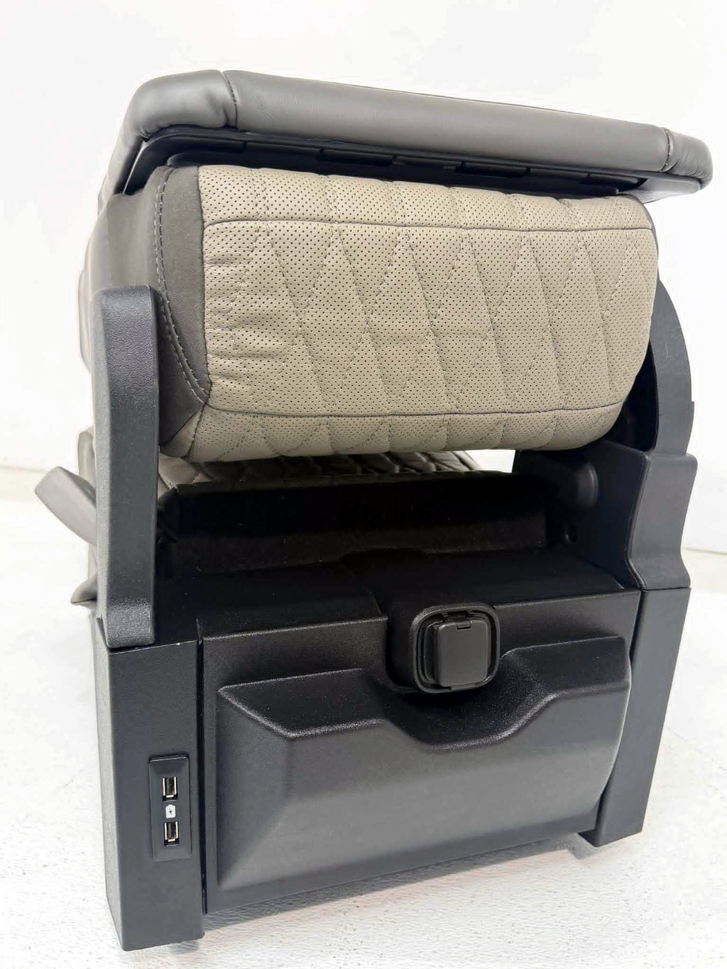 2024+ Ford F150 & Super Duty Platinum Custom Jump Seat Conversion Kit, Truffle