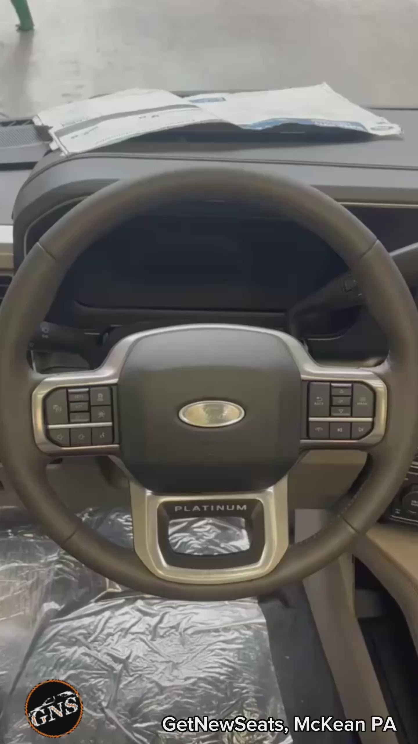 2023 - 2026 Ford F250 F350 Platinum Plus Complete Leather Interior, Smoked Truffle 703A