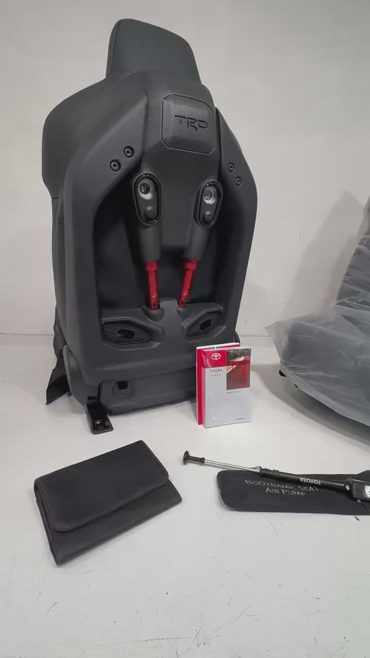2024 - 2025 Toyota Tacoma TRD Pro IsoDynamic Performance Front Seats Black