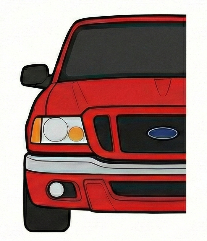 Ford Ranger Gen 3 Clipart