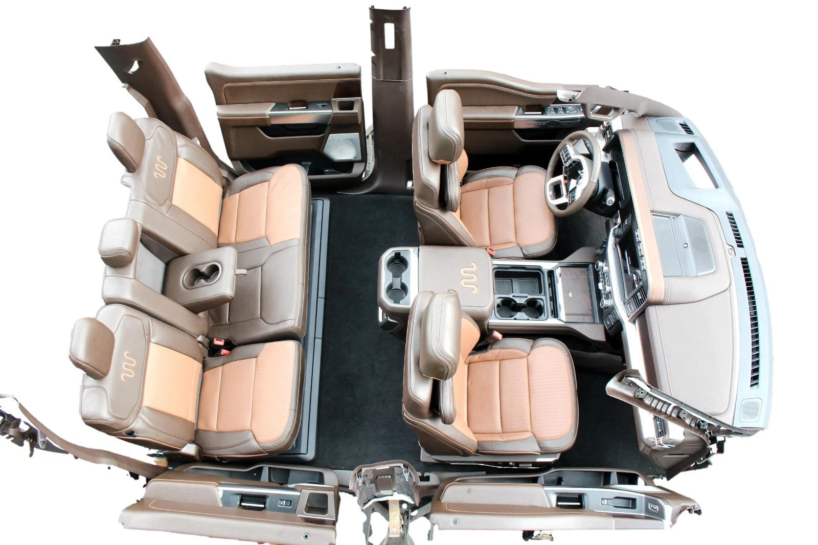 2022 - 2025 Ford King Ranch Seats Carpet Seat Belts F250 Console F350 Dashboard