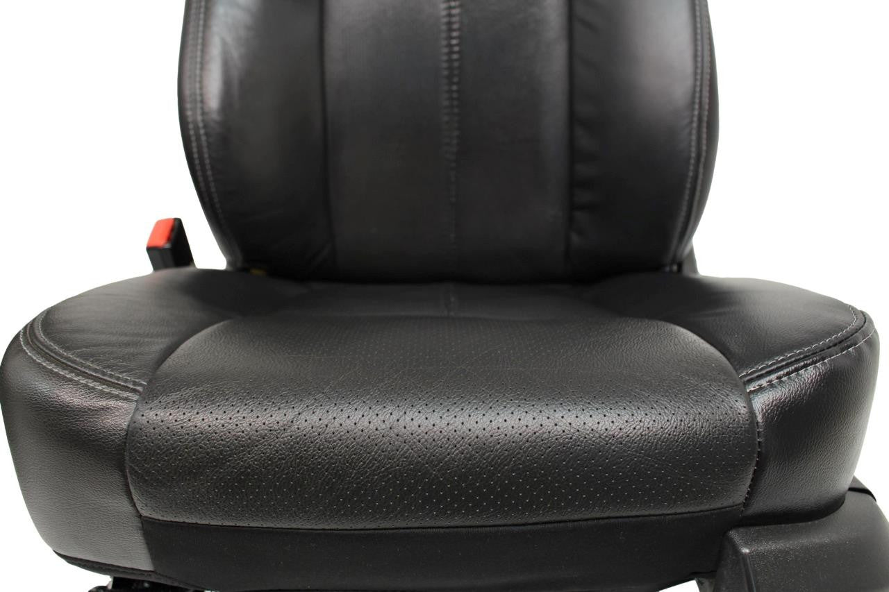 1999-2016 Ford Super Duty F-Series Pre-Wired Heated & Cooled Black Leather Seats