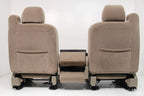 1999 - 2006 Chevrolet & GMC Tan Cloth Heated Front Seats with Jump Seat Console