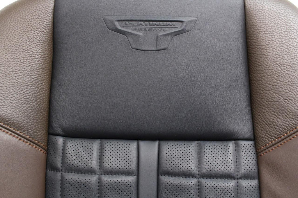 16-18 Nissan Titan XD Platinum Reserve Seats Console Set Heated Cooled Leather