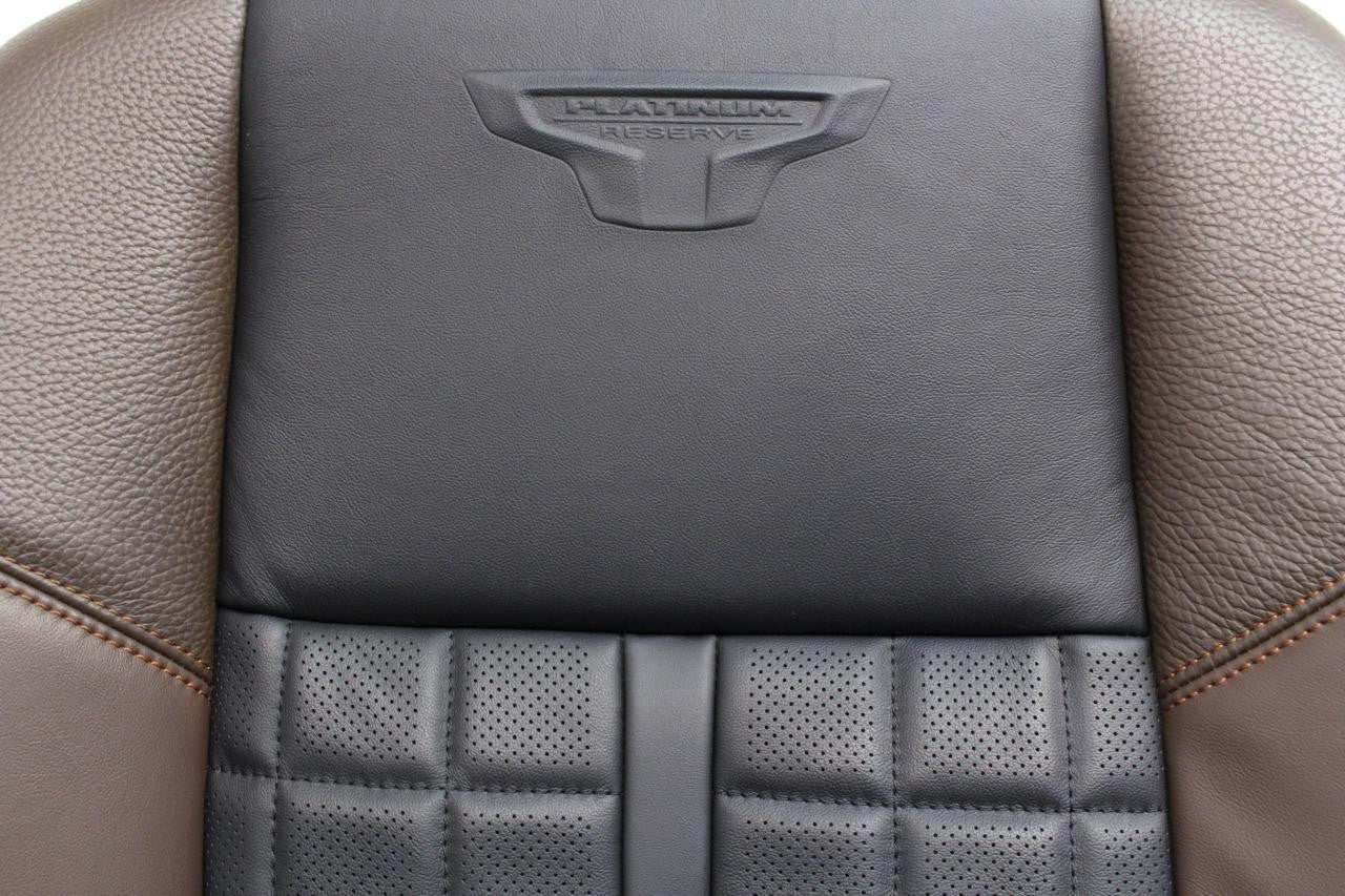 16-18 Nissan Titan XD Platinum Reserve Seats Console Set Heated Cooled Leather