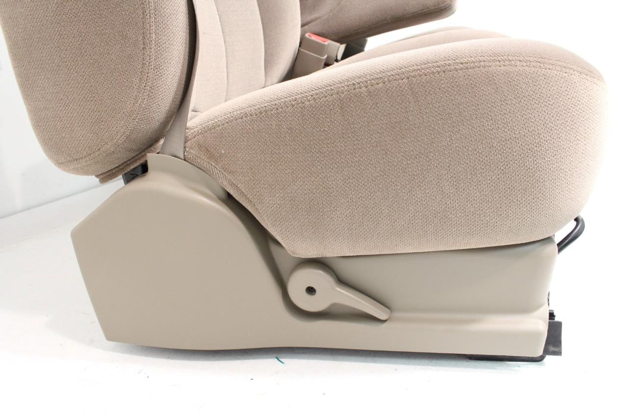 1999 - 2006 Chevrolet & GMC Tan Cloth Heated Front Seats with Jump Seat Console