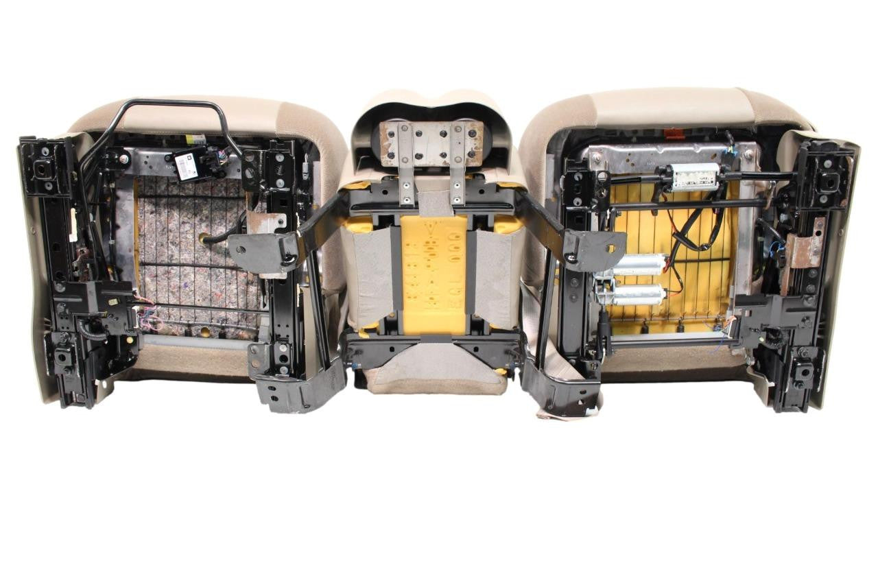 1999 - 2006 Chevrolet & GMC Tan Cloth Heated Front Seats with Jump Seat Console