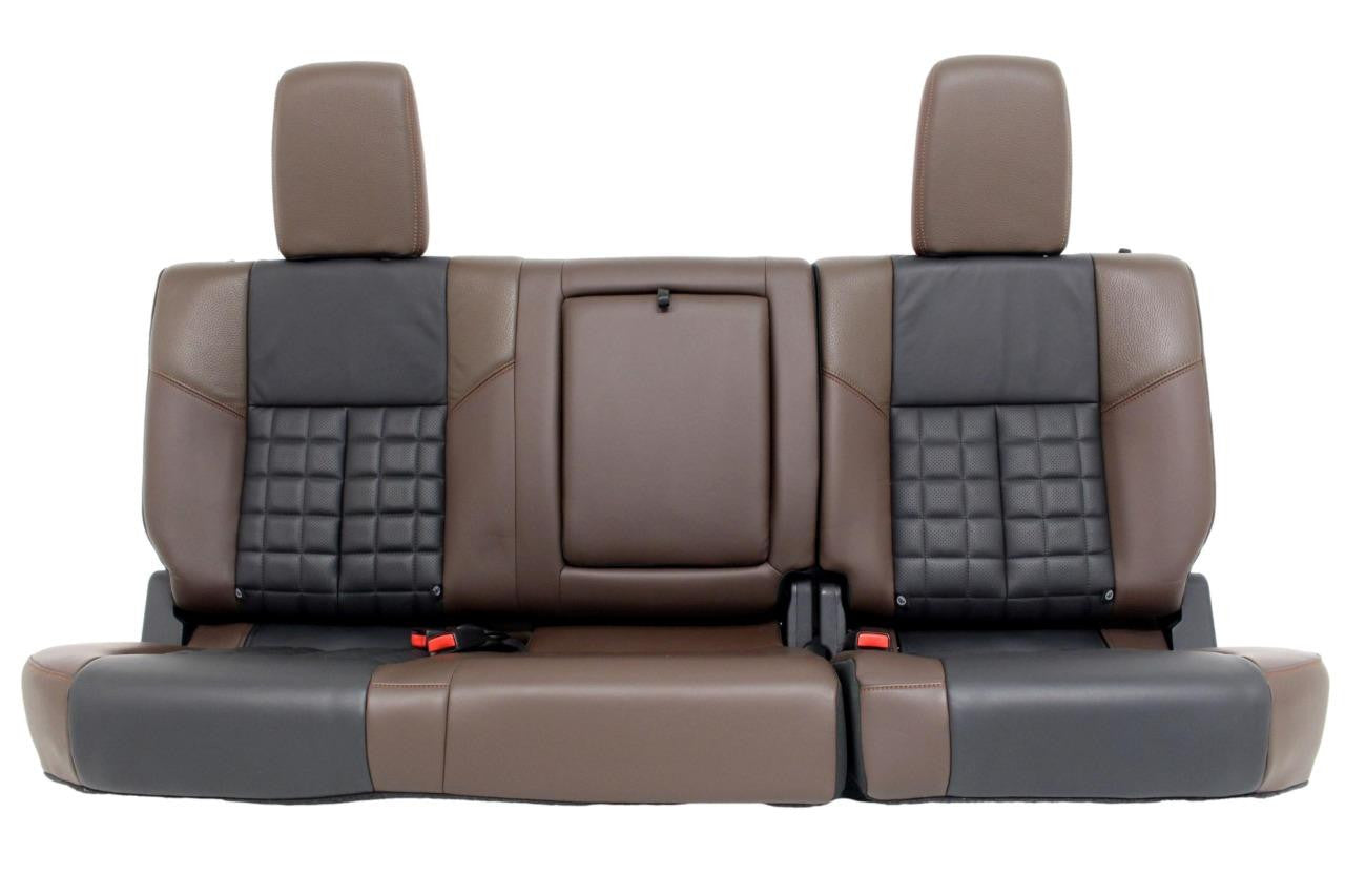 16-18 Nissan Titan XD Platinum Reserve Seats Console Set Heated Cooled Leather
