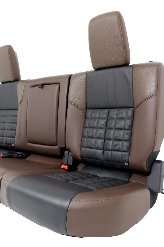 16-18 Nissan Titan XD Platinum Reserve Seats Console Set Heated Cooled Leather