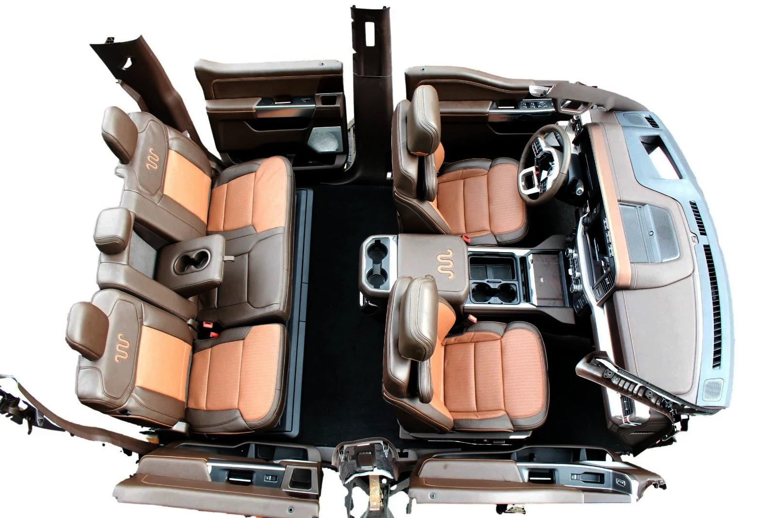 2022 - 2025 Ford King Ranch Seats Carpet Seat Belts F250 Console F350 Dashboard