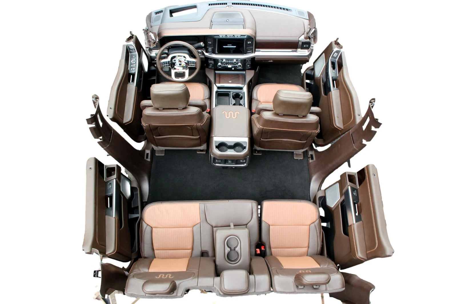 2022 - 2025 Ford King Ranch Seats Carpet Seat Belts F250 Console F350 Dashboard