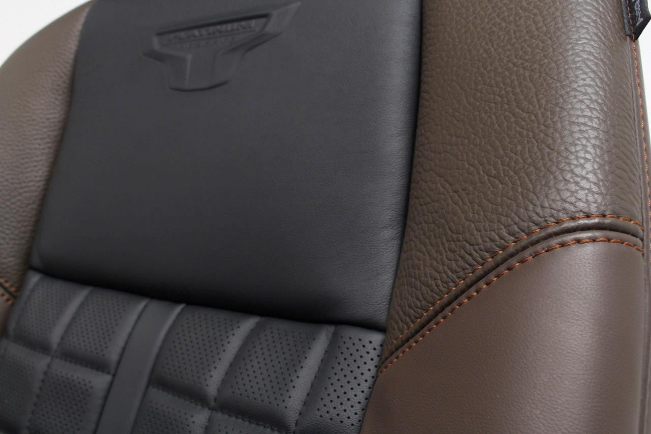 16-18 Nissan Titan XD Platinum Reserve Seats Console Set Heated Cooled Leather