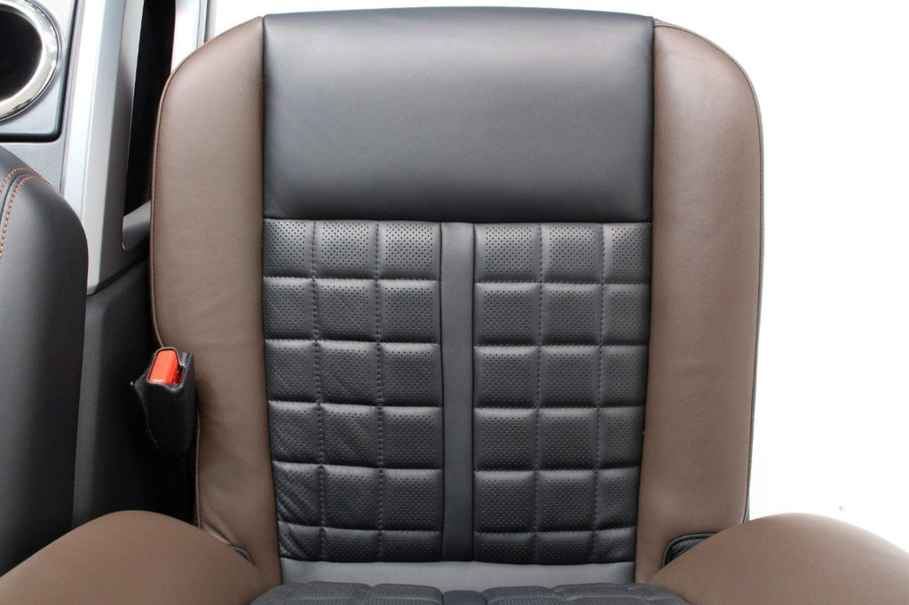16-18 Nissan Titan XD Platinum Reserve Seats Console Set Heated Cooled Leather
