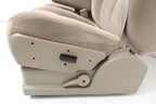 1999 - 2006 Chevrolet & GMC Tan Cloth Heated Front Seats with Jump Seat Console