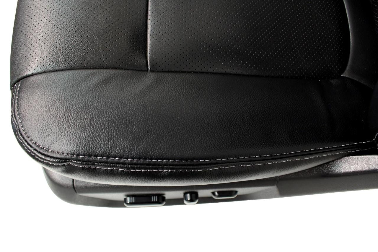 1999-2016 Ford Super Duty F-Series Pre-Wired Heated & Cooled Black Leather Seats