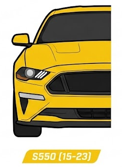 Mustang S550 Clipart