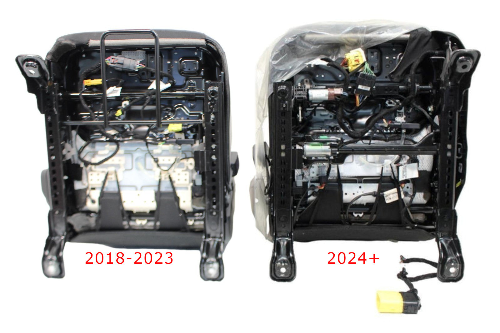Jeep Wrangler JL Seat Harness Wiring Versions 
